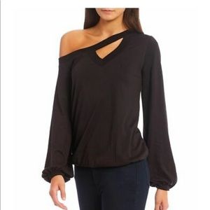 NWT Michael Kors black shirt M